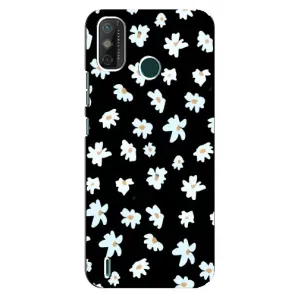 Чехол с ромашками на TECNO Spark 6 GO (KE5) (Маленькие ромашки)