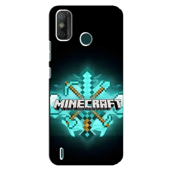 Чехол с рисунком «MineCraft 2» для TECNO Spark 6 GO (KE5)