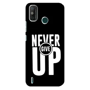 Силіконовый Чохол на TECNO Spark 6 GO (KE5) з картинкою НАЙК (Never Give UP)