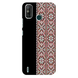 Силиконовый Чехол на TECNO Spark 6 GO (KE5) с картинкой Вышиванки (Стильная вишиванка)