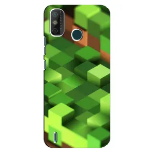 Чохли для TECNO Spark 6 GO (KE5) (Персонажі МайнКрафт) (Текстура)