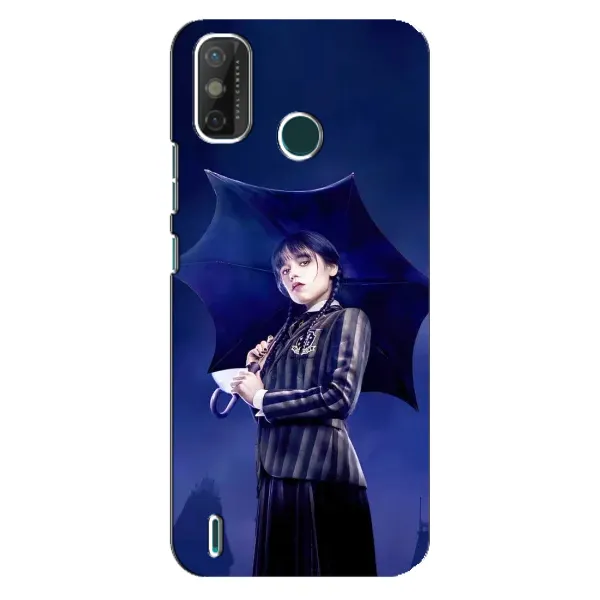 Чехол с рисунком «Уэнсдей с зонтом» для TECNO Spark 6 GO (KE5) Чехол с рисунком «Уэнсдей с зонтом» для TECNO Spark 6 GO (KE5)