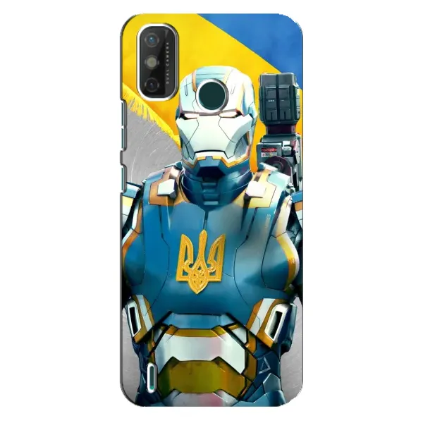 Чехол с рисунком «Украинский робокоп» для TECNO Spark 6 GO (KE5) Чехол с рисунком «Украинский робокоп» для TECNO Spark 6 GO (KE5)