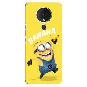 Мультяшный принт на Чехол для Техно Спарк 6 (Banana)