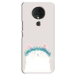 Чехол на тематику: Коты для TECNO Spark 6 (Белый котик)