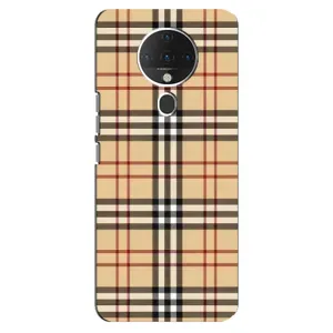 Чехол с Брендами одежды на Техно Спарк 6 (Burberry стиль)