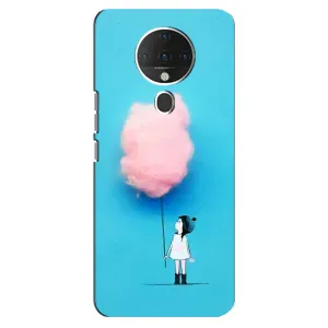 Дівчачий Чохол для TECNO Spark 6 (Дівчинка з хмаринкою)