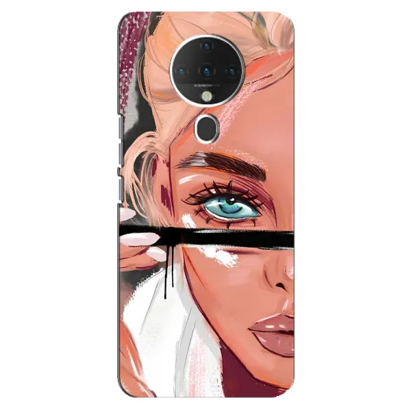 Чехол с рисунком «Девушка и ресницы» для TECNO Spark 6 Чехол с рисунком «Девушка и ресницы» для TECNO Spark 6