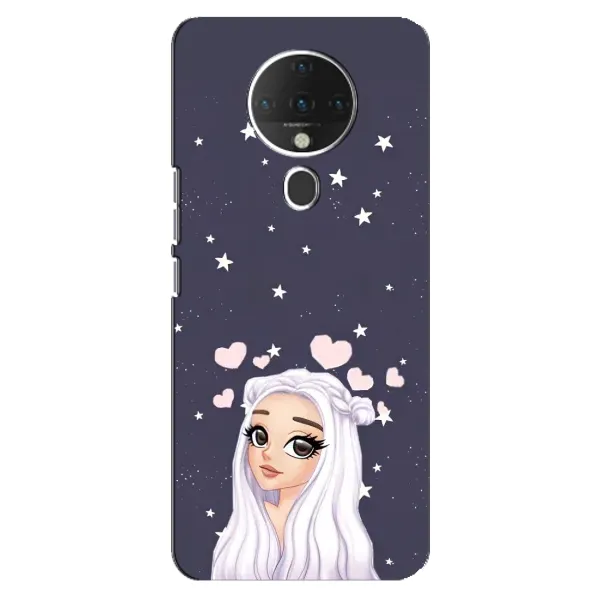 Чехол с рисунком «Девушка и сердечки» для TECNO Spark 6 Чехол с рисунком «Девушка и сердечки» для TECNO Spark 6
