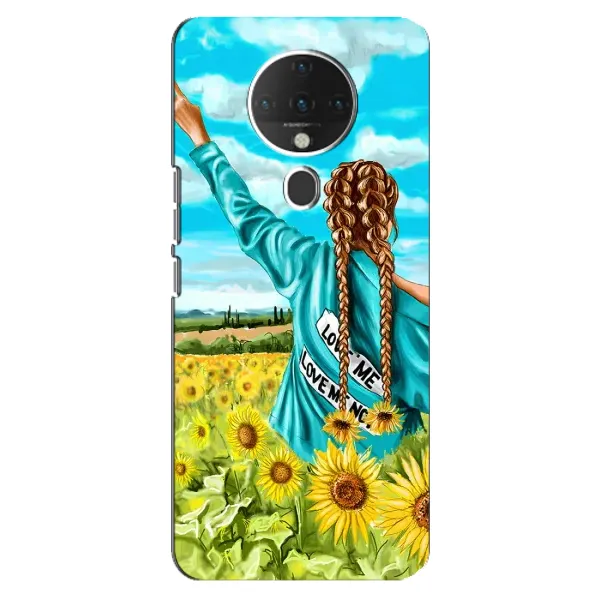 Чехол с рисунком «Девушка на поле» для TECNO Spark 6 Чехол с рисунком «Девушка на поле» для TECNO Spark 6