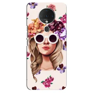 Чехол с картинкой Модные Девчонки TECNO Spark 6 (Девушка в очках)