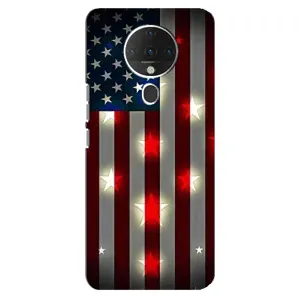 Чехол Флаг USA для TECNO Spark 6 (Флаг США 2)