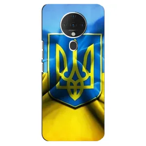 Чохол з картинкою (Патріотичний ГЕРБ) на TECNO Spark 6 (Герб і Прапор України)