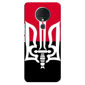 Чехлы УПА (Красно-Чёрный) на TECNO Spark 6 (Герб Украины)