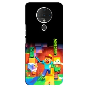 Чохли для TECNO Spark 6 (Персонажі МайнКрафт) (Герой Майнкрафт)