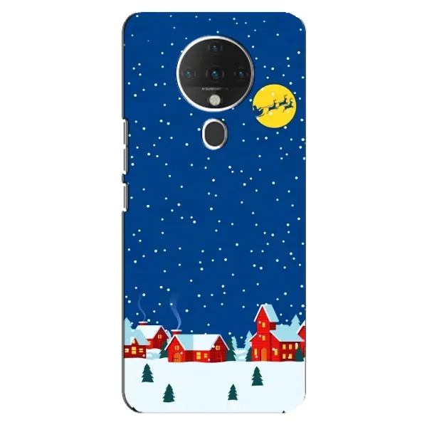 Чехол с рисунком «Город в снегу» для TECNO Spark 6 Чехол с рисунком «Город в снегу» для TECNO Spark 6
