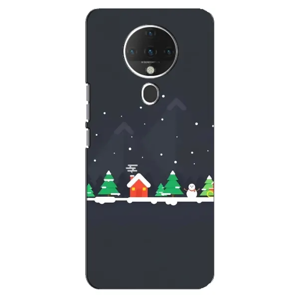 Чехол с рисунком «Город зимний» для TECNO Spark 6 Чехол с рисунком «Город зимний» для TECNO Spark 6