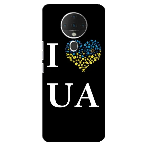 Чехол с рисунком «I Love UA» для TECNO Spark 6 Чехол с рисунком «I Love UA» для TECNO Spark 6