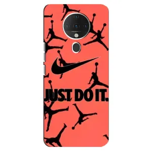 Силиконовый Чехол Nike Air Jordan на Техно Спарк 6