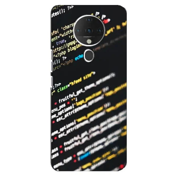 Чехол с рисунком «Код» для TECNO Spark 6
