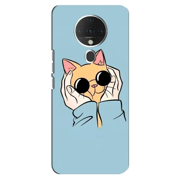 Чехол с рисунком «КОТИК в очках» для TECNO Spark 6 Чехол с рисунком «КОТИК в очках» для TECNO Spark 6