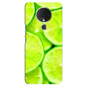 Чохол з зображенням смачної їжі для TECNO Spark 6 (Лайм)
