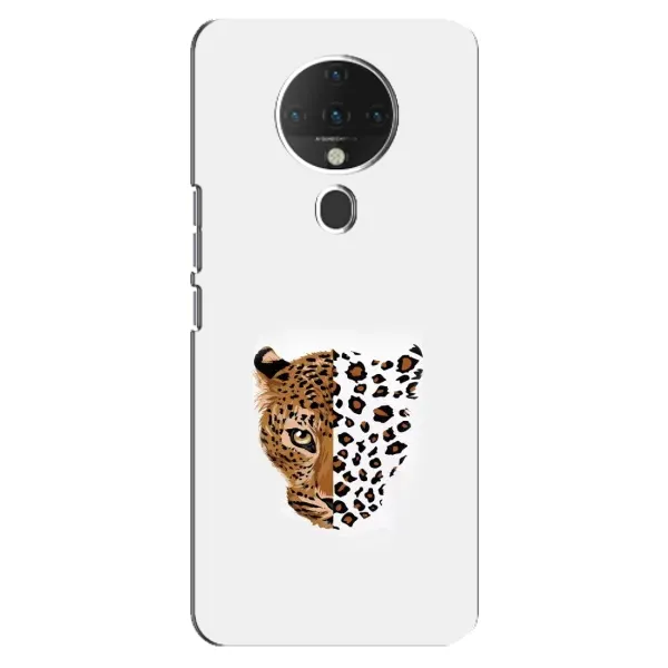 Чехол с рисунком «Леопард на белом» для TECNO Spark 6 Чехол с рисунком «Леопард на белом» для TECNO Spark 6