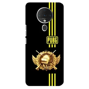 Чехол (TPU) с картинкой "Лого Пабг" на Техно Спарк 6 (Лого PUPG)