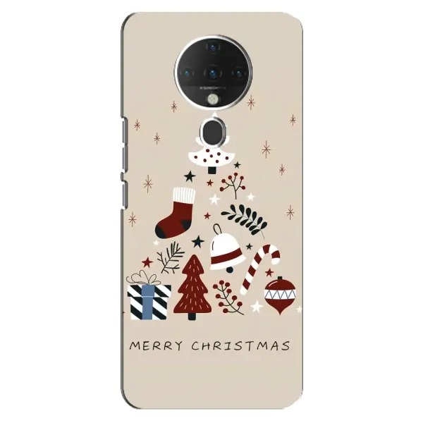 Чехол с рисунком «Merry Christmas» для TECNO Spark 6 Чехол с рисунком «Merry Christmas» для TECNO Spark 6