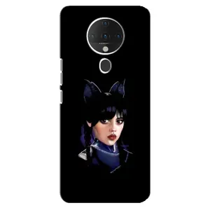 Чохол з картинкою Венсдей на TECNO Spark 6 (Мила Венсдей)