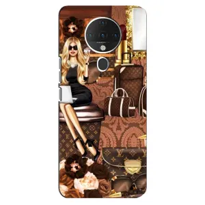 Чехол Стиль Louis Vuitton на TECNO Spark 6 (Мода Луи Виттон)
