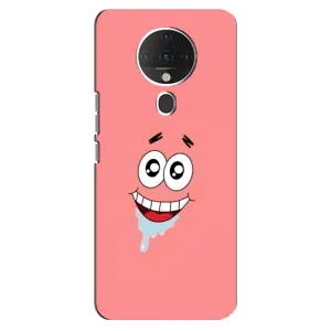 Чехлы с Патриком на TECNO Spark 6 (Мордочка Патрика)