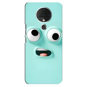 Силиконовые Чехлы (смешные стикеры) для TECNO Spark 6 (Забавное мятное лицо)