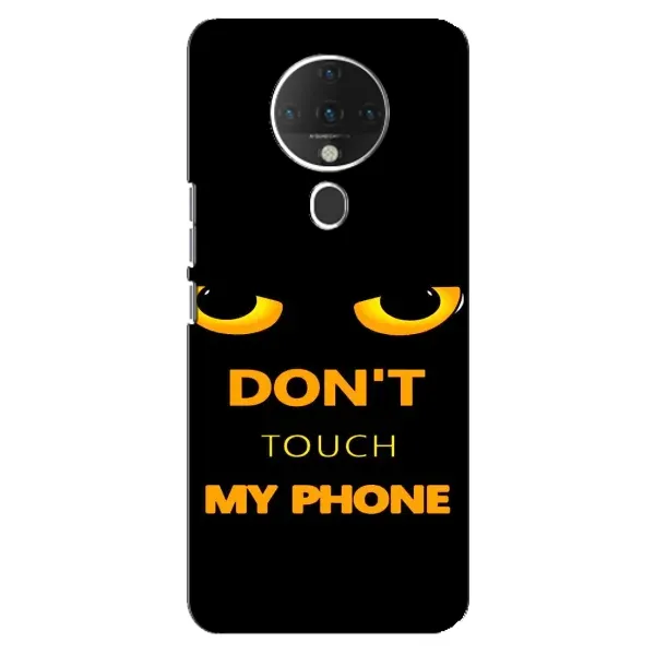 Чехол с рисунком «Не трогай мой телефон» для TECNO Spark 6 Чехол с рисунком «Не трогай мой телефон» для TECNO Spark 6