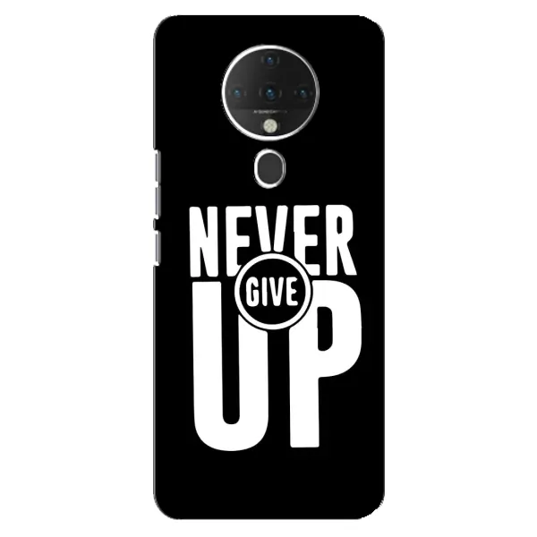 Чехол с рисунком «Never Give UP» для TECNO Spark 6 Чехол с рисунком «Never Give UP» для TECNO Spark 6