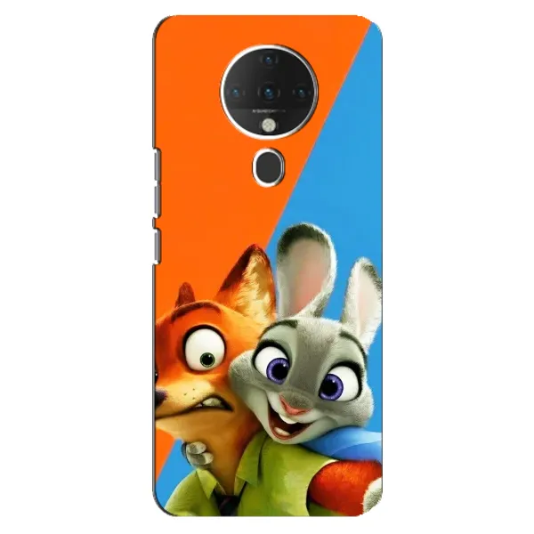 Чехол с рисунком «Ник и Хопс» для TECNO Spark 6