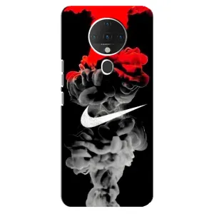 Силиконовый Чехол на TECNO Spark 6 с картинкой Nike (Nike дым)