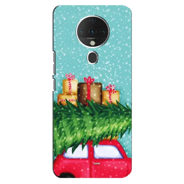 Чехол с рисунком «Новогодние подарки» для TECNO Spark 6