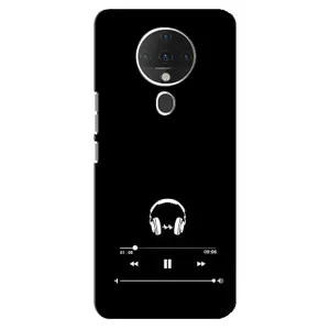 Чохол з картинками на чорному фоні для TECNO Spark 6 (Плеєр)