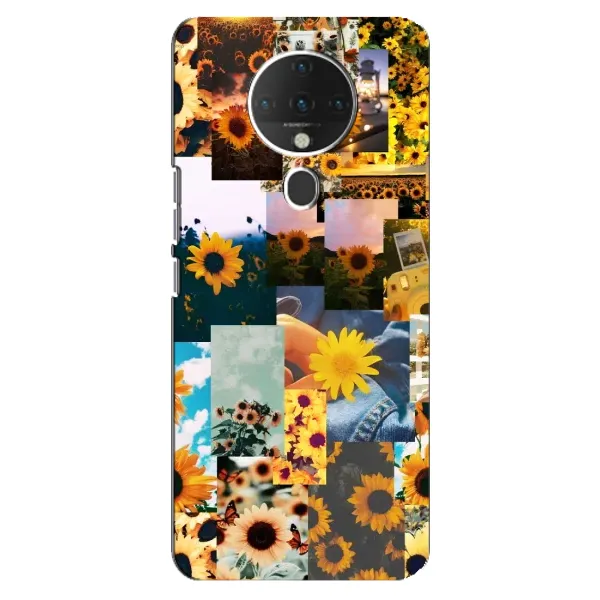 Чехол с рисунком «Подсолнуховый дизайн» для TECNO Spark 6 Чехол с рисунком «Подсолнуховый дизайн» для TECNO Spark 6