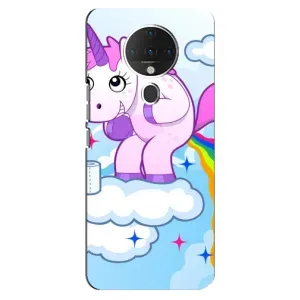 Чохол Unicorn на TECNO Spark 6 (Веселка Єдиноріга)