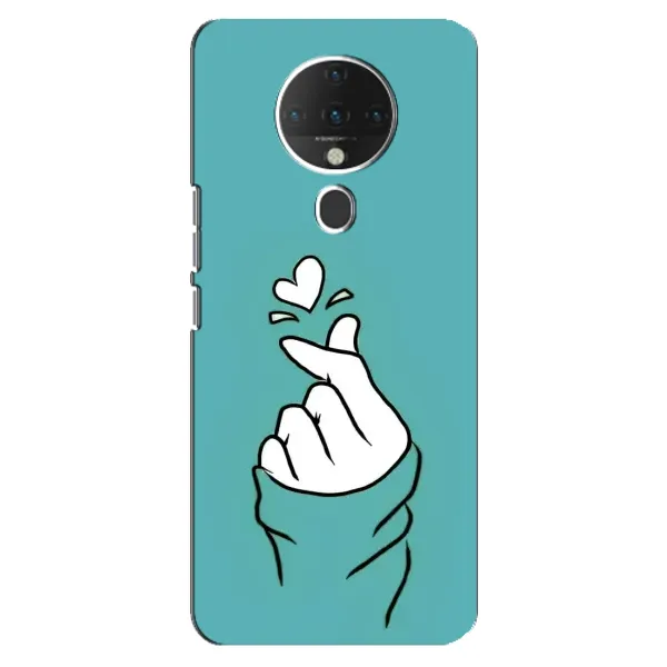 Чехол с рисунком «Сердечко на бирюзовом» для TECNO Spark 6 Чехол с рисунком «Сердечко на бирюзовом» для TECNO Spark 6