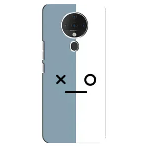 Силиконовые Чехлы (смешные стикеры) для TECNO Spark 6 (Серо-белый)
