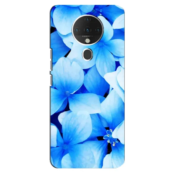 Чехол с рисунком «Синие цветы» для TECNO Spark 6 Чехол с рисунком «Синие цветы» для TECNO Spark 6