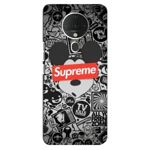 Чехол с Брендами одежды на Техно Спарк 6 (Supreme Маус)