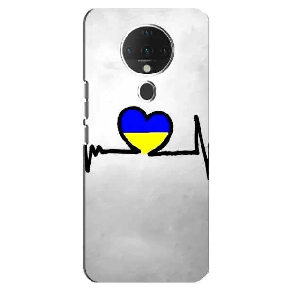 Чехол с рисунком «Украинская кардиограмма» для TECNO Spark 6 Чехол с рисунком «Украинская кардиограмма» для TECNO Spark 6