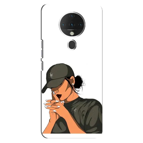 Чехол с рисунком «В зеленом» для TECNO Spark 6 Чехол с рисунком «В зеленом» для TECNO Spark 6