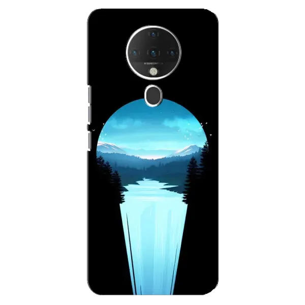 Чехол с рисунком «Синий Водопад» для TECNO Spark 6 Чехол с рисунком «Синий Водопад» для TECNO Spark 6