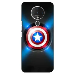 Чохол с Щітом Капітана Америки на TECNO Spark 6 (Яскраий Щит Капітана)