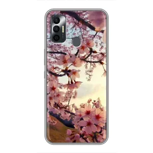 Чохол з картинкою Сакури на TECNO Spark 7 (KF6n) (Квітуча сакура)